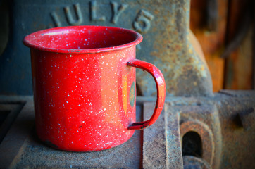 Red Tin Cup