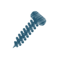 screw tool isolated icon vector illustration design