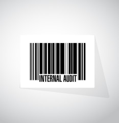 Internal Audit barcode sign concept