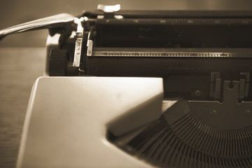 Fototapeta na wymiar Typewriter Classic Editor Publish Concept