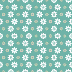 floral green pattern