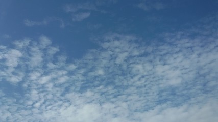 Blue sky with clouds