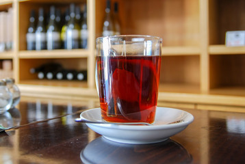 Cup of tee at the winery cafe