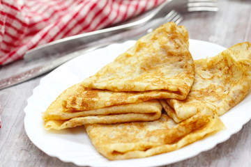 Pancakes with butter