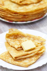 Pancakes with butter