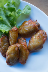 hot and spicy chicken wing