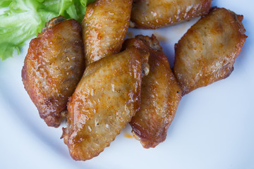 hot and spicy chicken wing