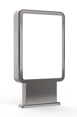 blank advertising billboard
