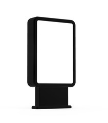 blank advertising billboard