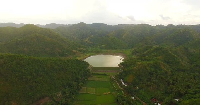 View of beautiful landscape