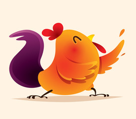 Rooster design. Chinese New Year.