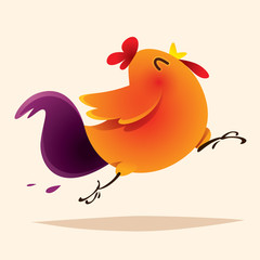 Rooster design. Chinese New Year.
