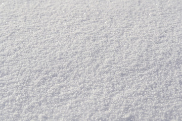 The snow under the sun