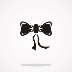 Bow tie icon.Flat Vector illustration