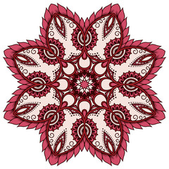 Color circular pattern - Mandala. The decoration in oriental style.
