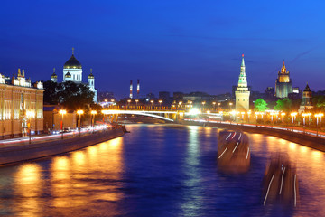 Kremlin in the night