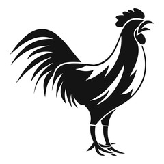 Gallic rooster icon. Simple illustration of gallic rooster vector icon for web