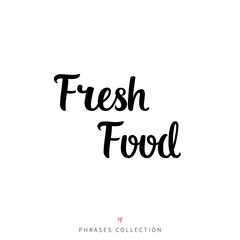 Vector hand drawn lettering poster