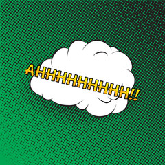 Colourful comic book style explosion vector effect