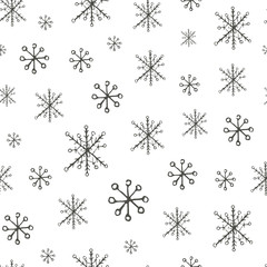 Hand drawn seamless pattern.