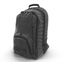 Backpack isolated on white. 3D illustration