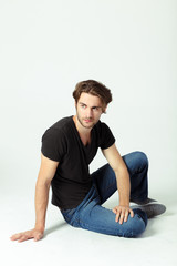 Portrait of sexy man