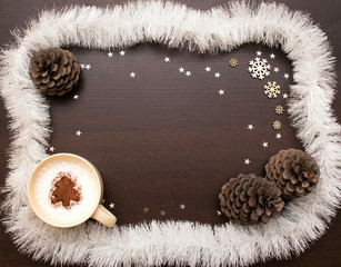 New year and Christmas background with space for your text