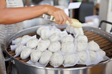 Steamed dumpling.