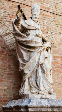 Monument To Clement XI In Urbino, Italy