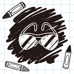 sunglasses doodle