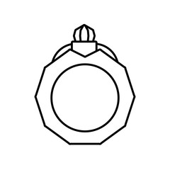 pictogram jewelry ring bride icon design vector illustration eps 10
