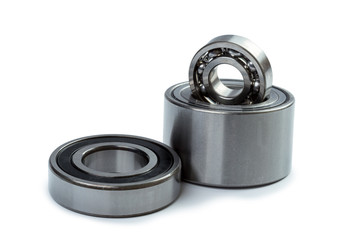 Set of steel ball bearings
