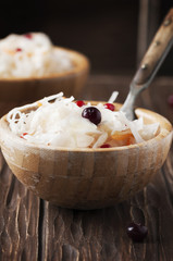 Traditional russian sour cabbage