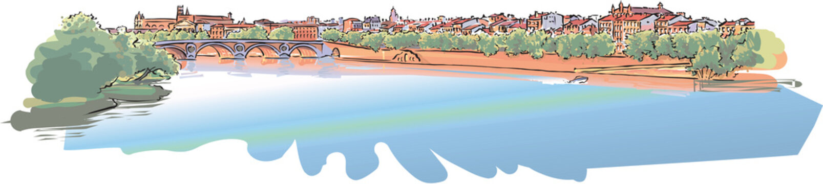 Toulouse panoramique
