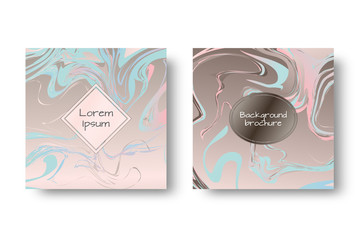 Marble texture vector. Marbling paint. Art nouveau wallpaper. Retro design. Set for cover, flyers, leaflets, promotional offers, banners, brochures, booklets.
