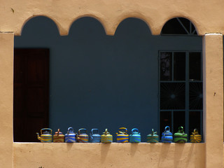 puerta de una mezquita en Senegal