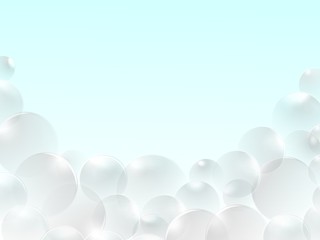 しゃぼん玉　スカイブルー　背景
