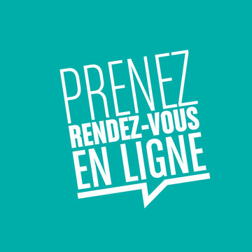 prenez rendez-vous en ligne