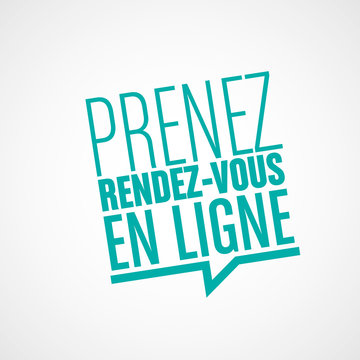 prenez rendez-vous en ligne