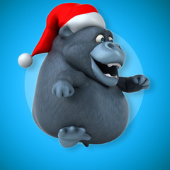 Fun gorilla - 3D Illustration