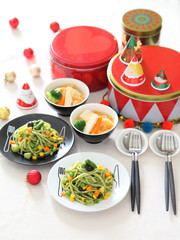 Green Genovese Spaghetti for Christmas