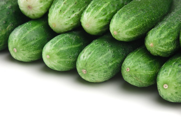 bunch of cucumbers