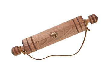 wooden case for the scrolls and manuscripts