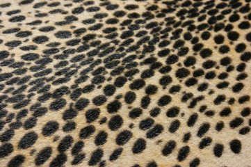 Faux leopard fur texture background