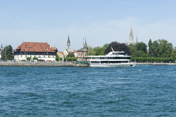 Obraz premium Deutschland, Konstanz, Fahrgastschiff der 