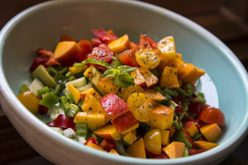 salad with vegetables