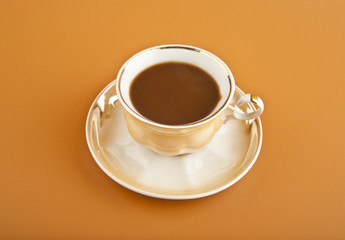 cup with coffee