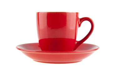red coffee Cup