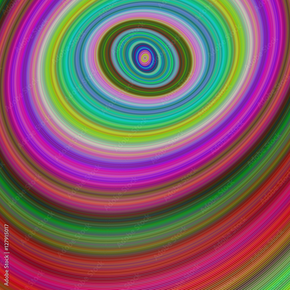Poster abstract multicolored ellipse fractal background