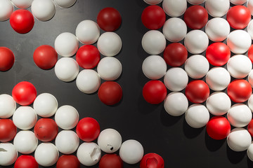 Red and White Sphere